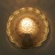 1970s mid century SCONCE or CEILING FIXTURE petal-shaped glass