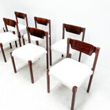 Set of six Italian dining chairs