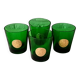 4 verres verts dubonnet byrrh médaillon rois de france