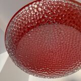 Space Age orange designer chandelier from the 70s