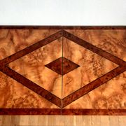 1970s Elm Burl Bar Coffee Table