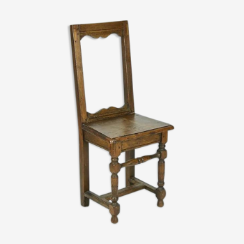 Lorraine chair late 19th in solid oak