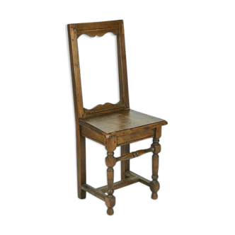 Lorraine chair late 19th in solid oak
