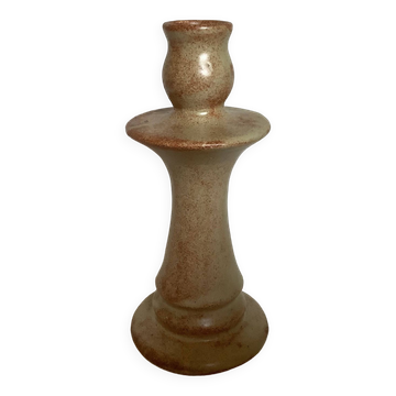 Stoneware enamel candlestick Bouchter la Londe les Maures