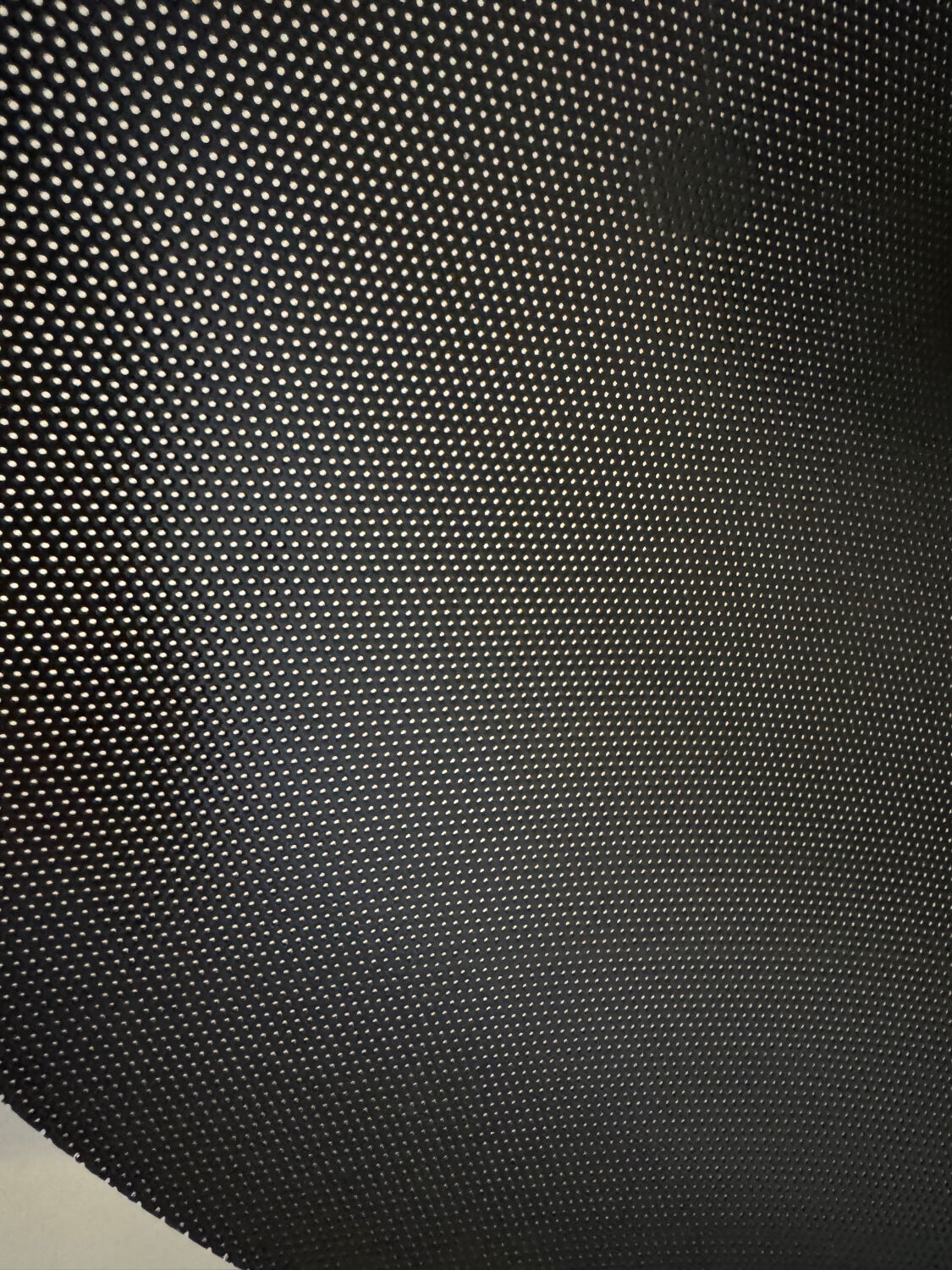 Metal micro-perforated suspension from the 1960s.