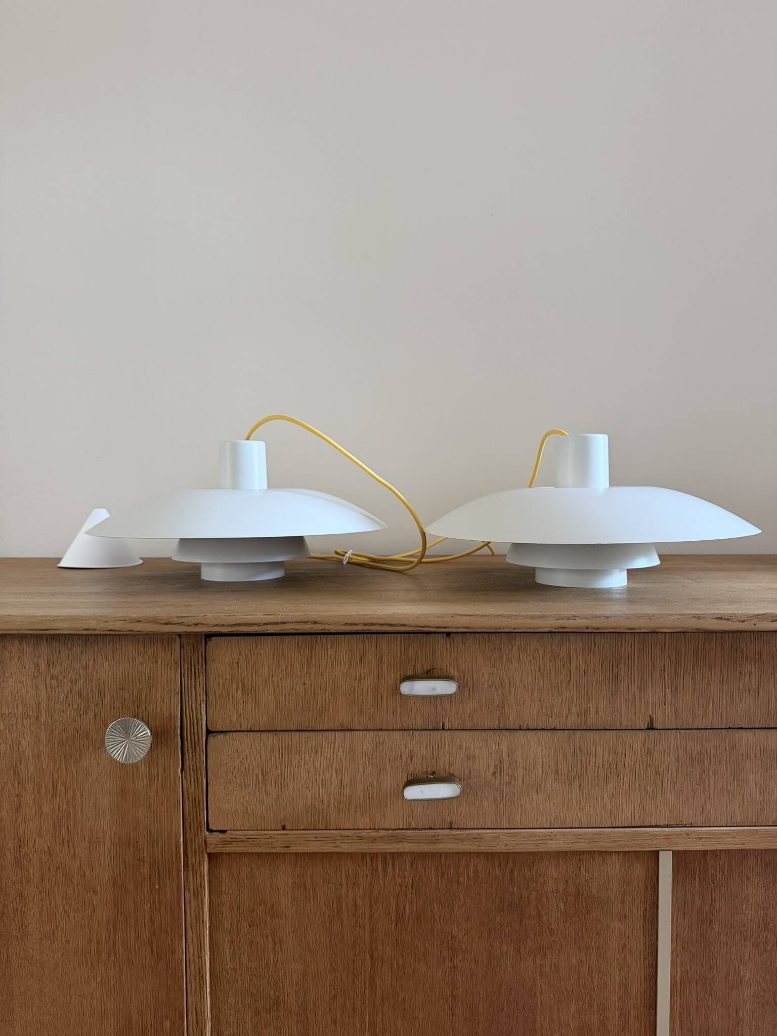 Vintage set 2x Louis Poulsen PH4/3 - Poul Henningsen - PH4 lamp