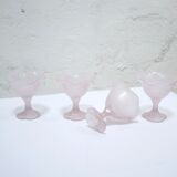 Series of 4 vintage ice cups