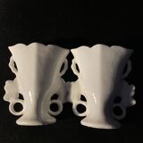 Paire vases d'église
