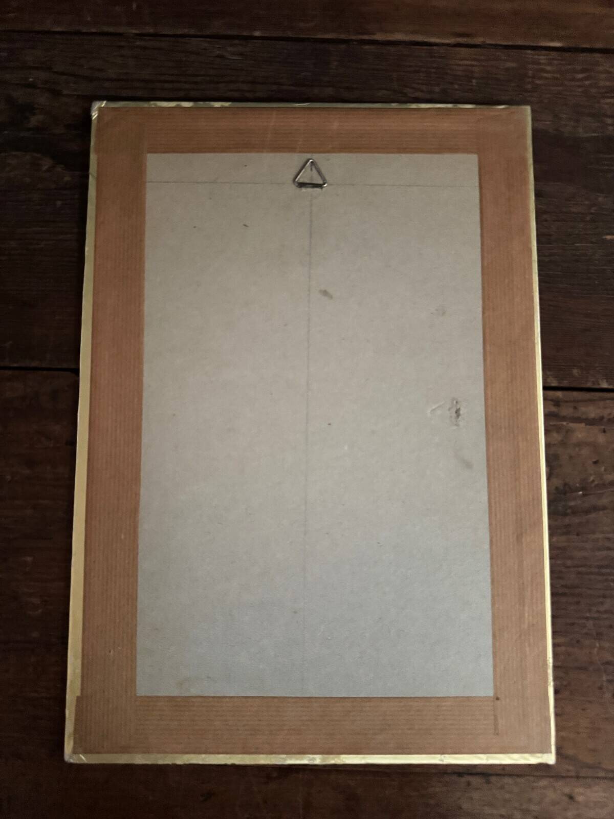 Color engraving under glass, plan of Isle Daix, 18th century