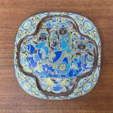 Limited edition German vintage Christmas wall plate by Bjørn Wiinblad for Rosenthal, 1978