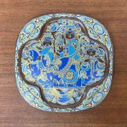 Limited edition German vintage Christmas wall plate by Bjørn Wiinblad for Rosenthal, 1978