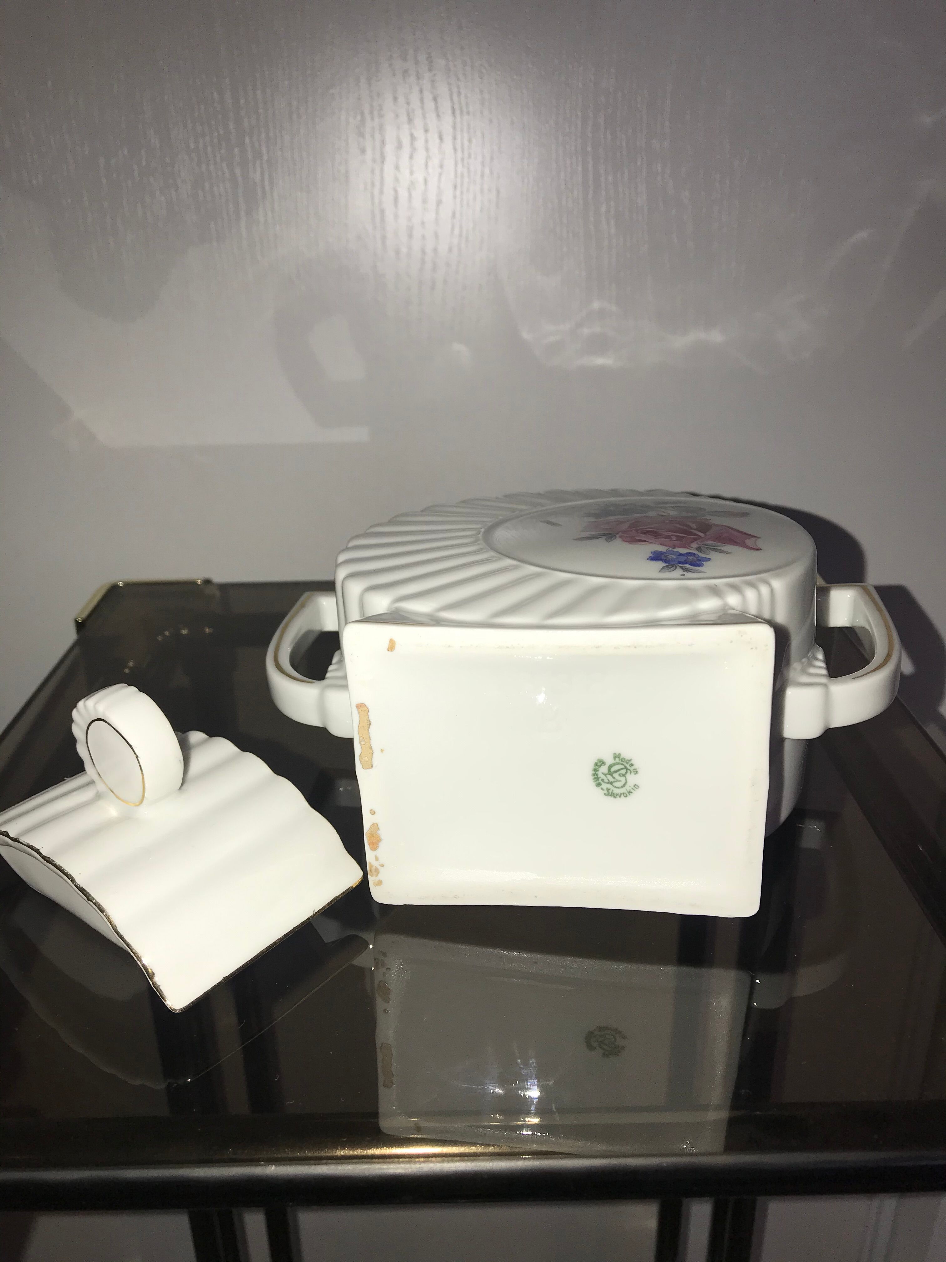 Duo coffee maker and porcelain sugar maker Made in Slovakia