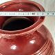 30s vase Saint Clément "feather" decoration