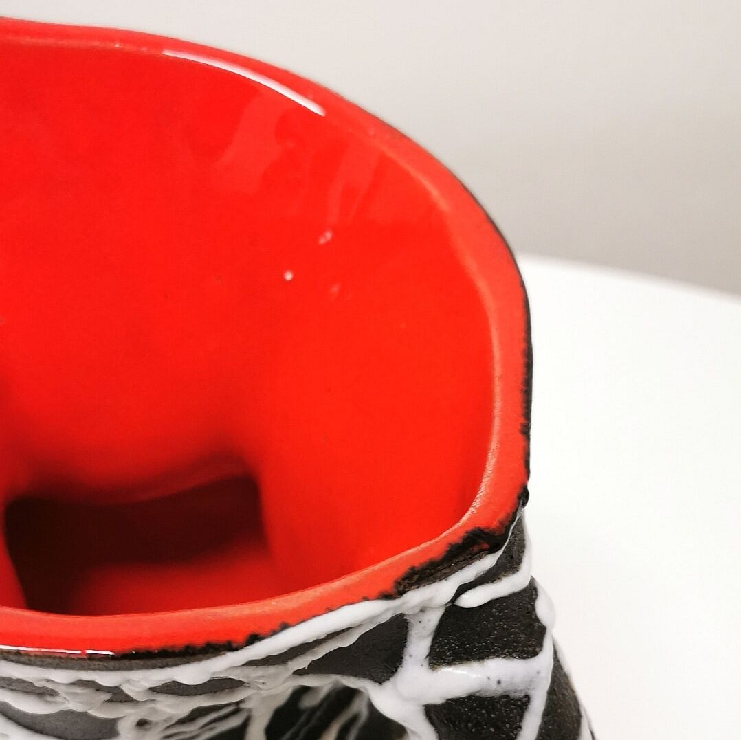 Vallauris 'spaghetti' ceramic vase