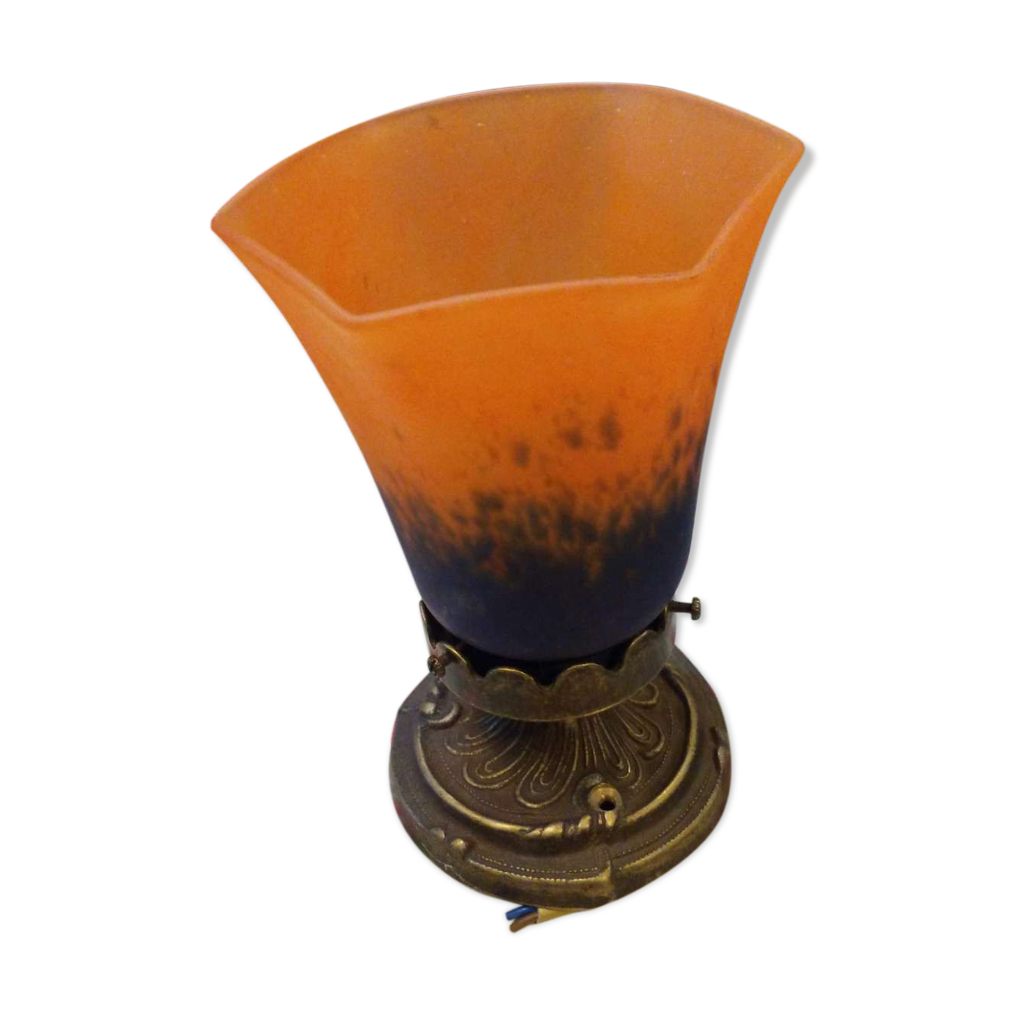 Glass paste ceiling light