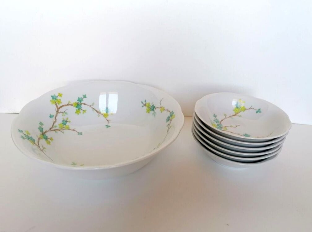 Fruit salad service porcelain W Germany