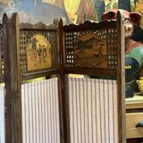 Screen with Basque scenes