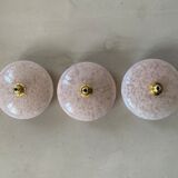 Pink Clichy glass pendant lamp