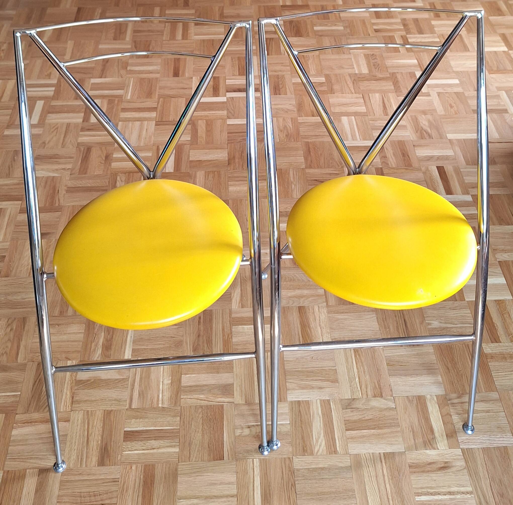 Set of 2 folding chairs Cinderella Yamakado