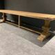 Monastery table Spirito in solid oak - length 350 cm