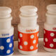 Lot de 4 pots à épices vintage