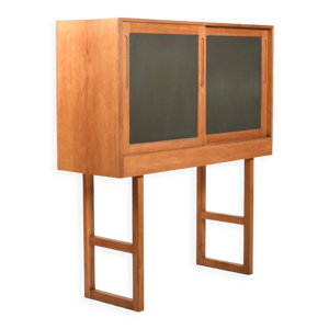 Armoire en chêne danoise et formica