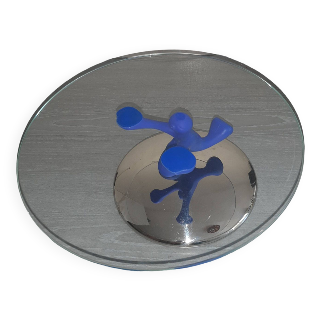 食器 ALESSI BIMBOVELOCE 食器 ALESSI BIMBOVELOCE Alessi Bimboveloce cake stand, blue