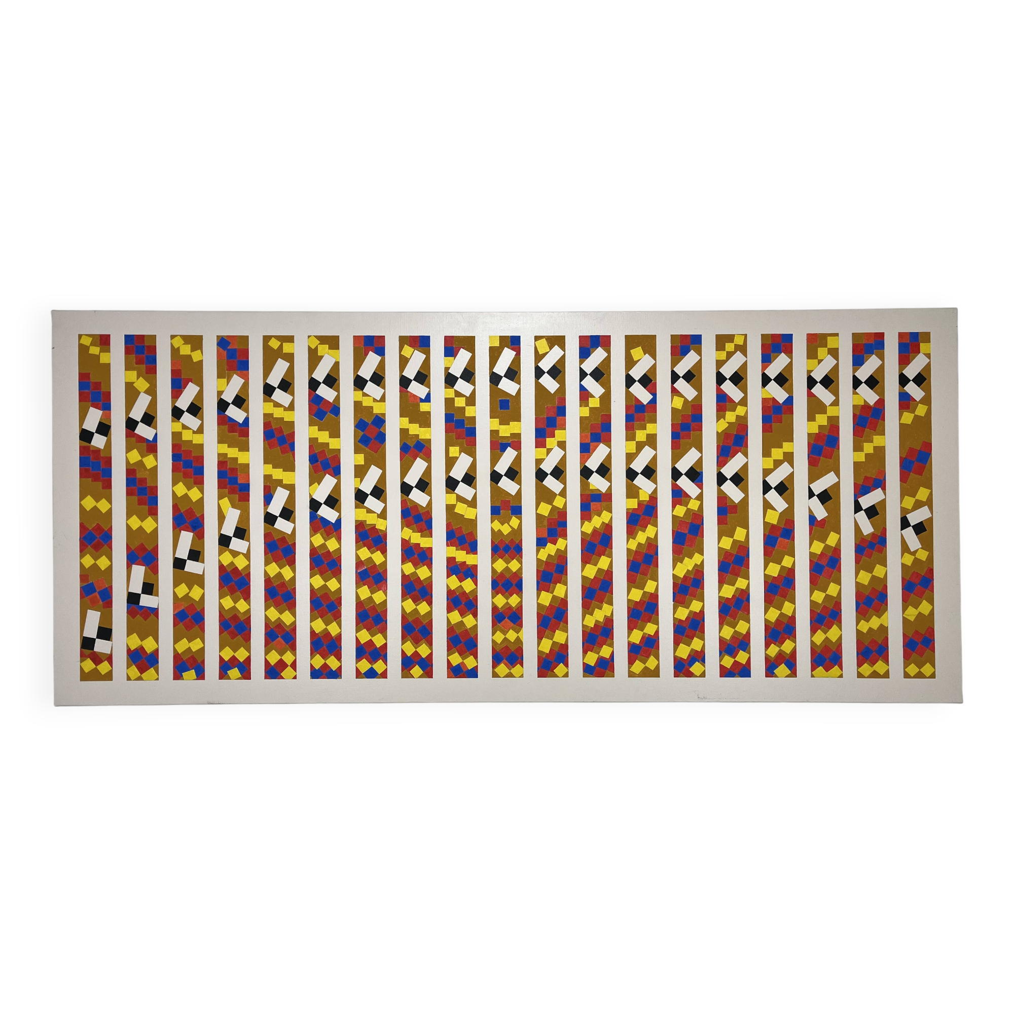 Unsigned XL contemporary art painting 195 cm