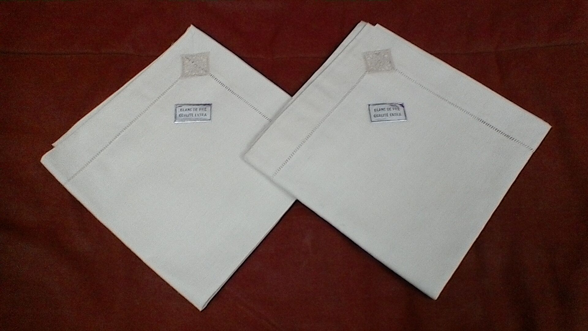 Linen pillowcases, vintage