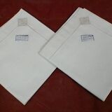 Linen pillowcases, vintage