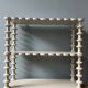 Restyled wooden wall shelf, 1960s