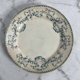 Set of 9 Terre de Fer flat plates - Sarreguemines U&C Mozart