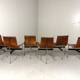ICF De Padova T-chairs by Katavolos, Kelley and Littell, Italy 1950’s