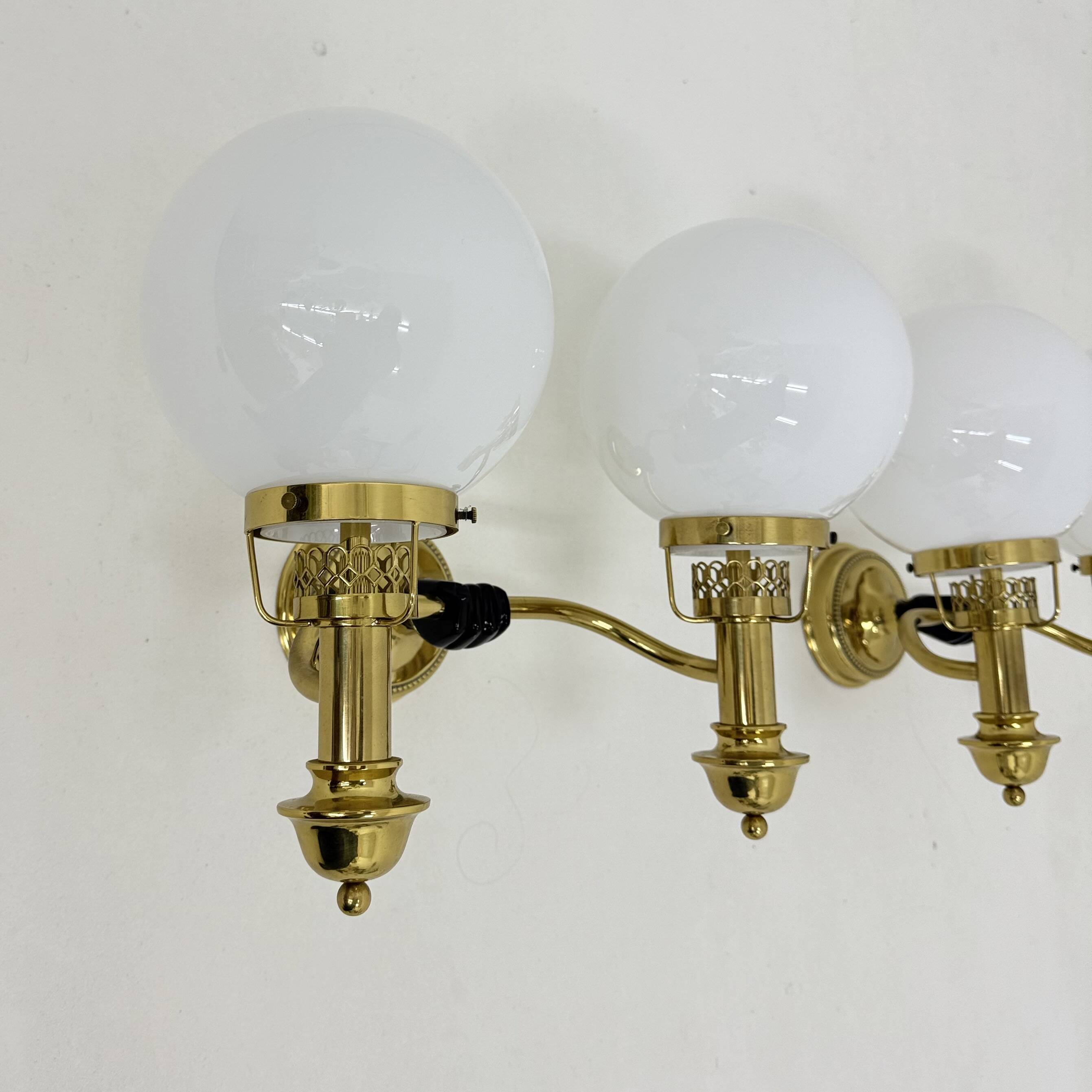 Brass Sconces by Vereinigte Werkstätten München 1970s