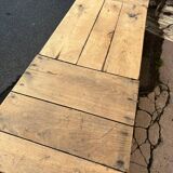 Antique solid wood storage bench – (sanded and ready to be treated)