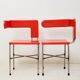 Chaises asymétriques (4), post-moderne, Italie, 1980s