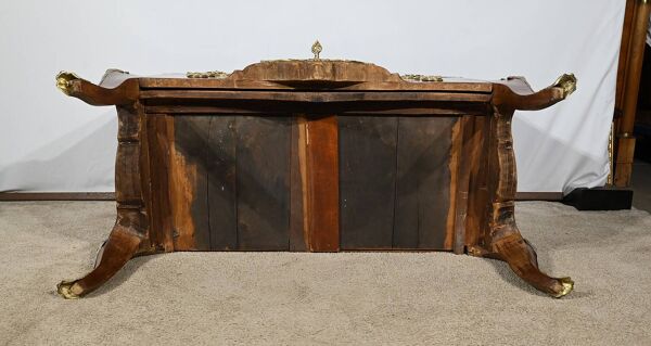 Commode en Bois de Rose et Amarante, style Transition Louis XV / Louis XVI – Fin XIXe