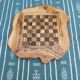 olive wood chess games, rustic handmade games