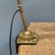 Industria Rotterdam clamp lamp made of brass and copper from the 1930s