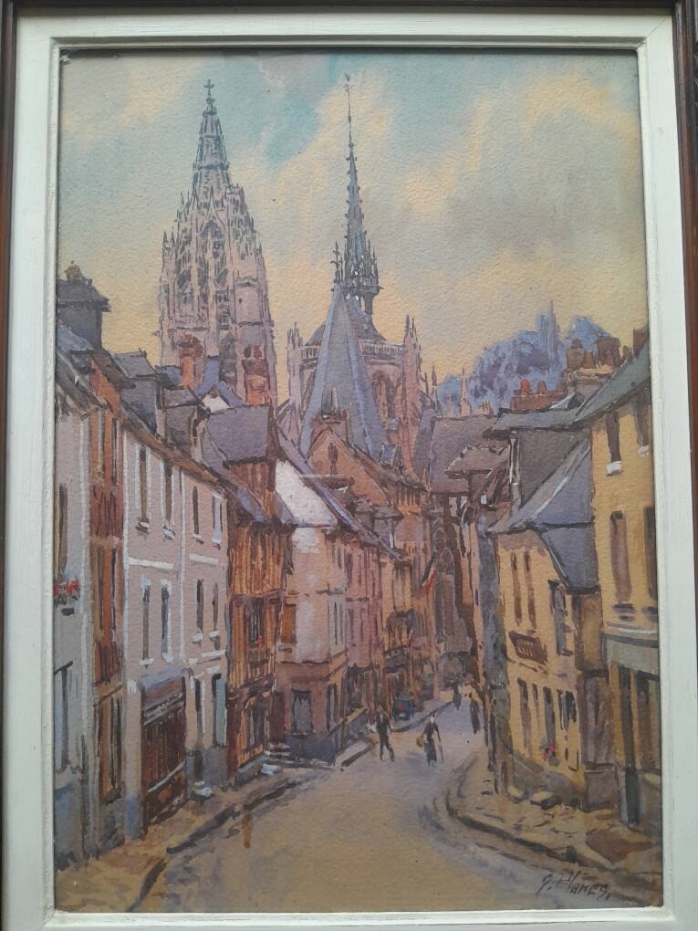 Aquarelle de Rouen