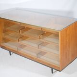 Teak Display Cabinet – Vintage Shop Display Counter from the 1950s
