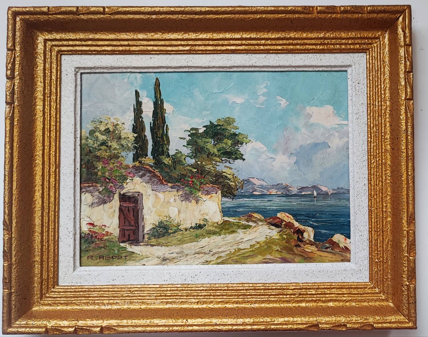 Oil painting by Raoul About