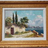 Oil painting by Raoul About