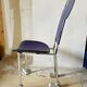 Javier Mariscal chair - "Garriris" model purple leather