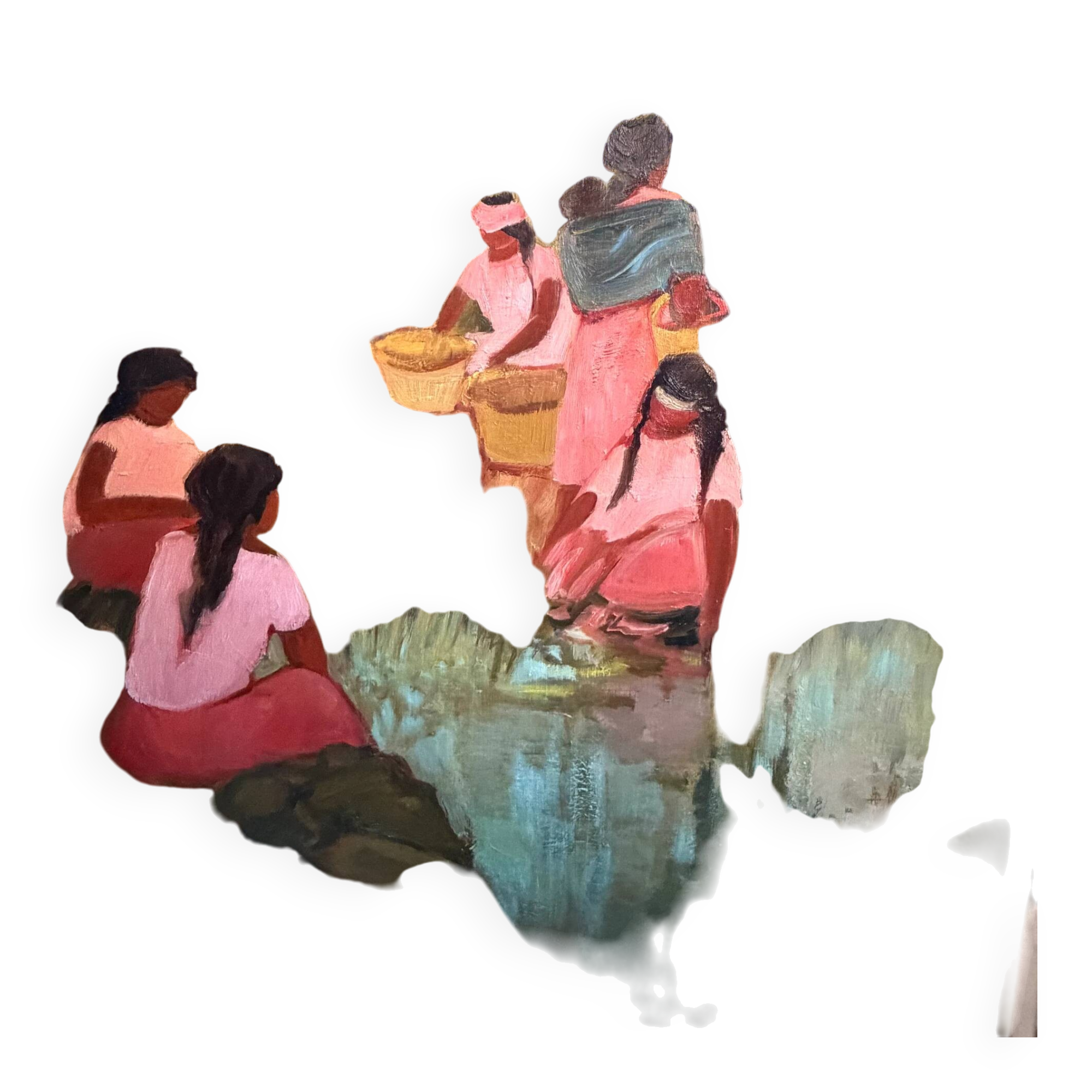 Eliane Thiollier (1926-1989), Indians in Yucatán