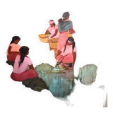 Eliane Thiollier (1926-1989), Indians in Yucatán