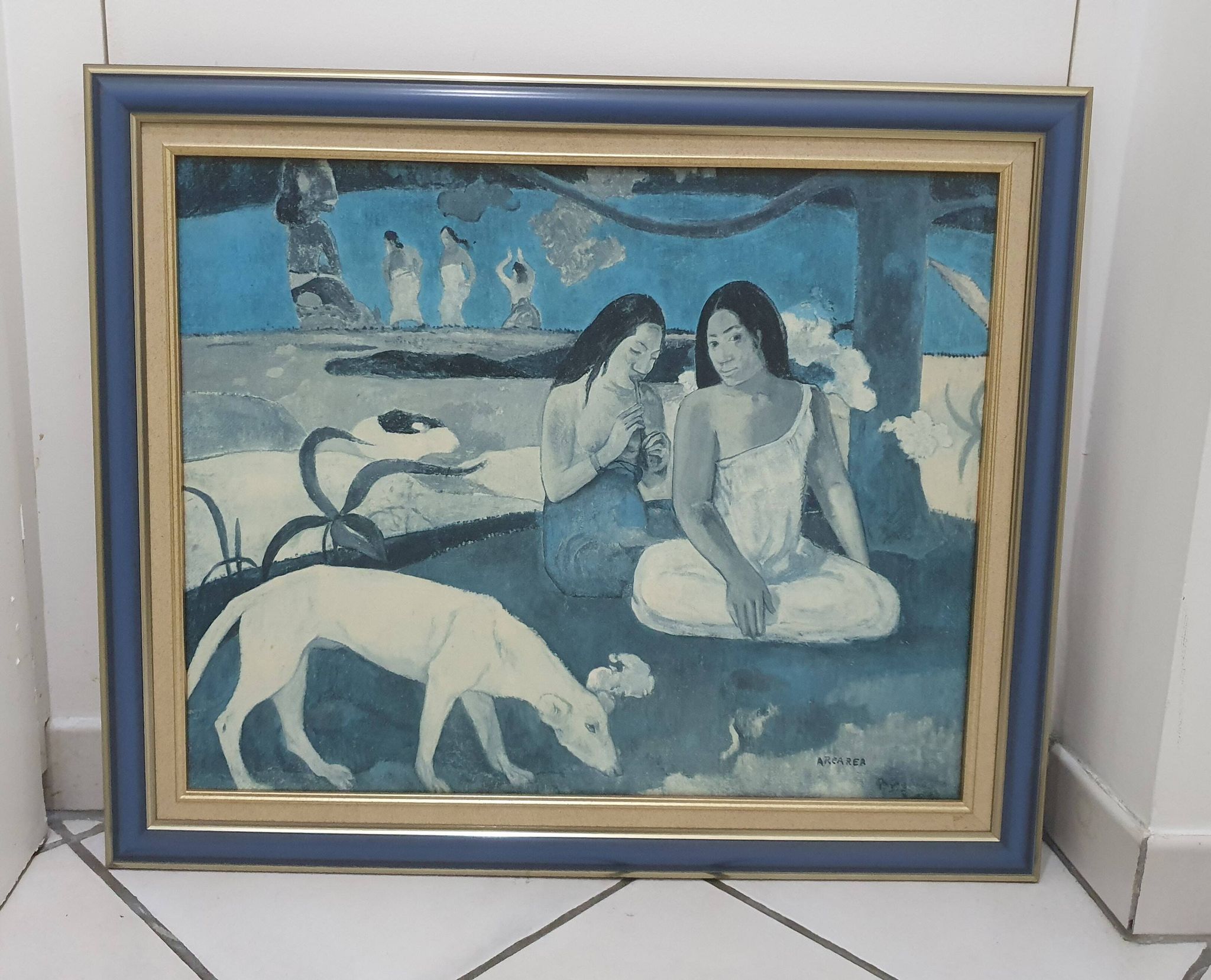 Painting AREAREA by Paul Gauguin authentic reproduction on canvas - publisher Hazan