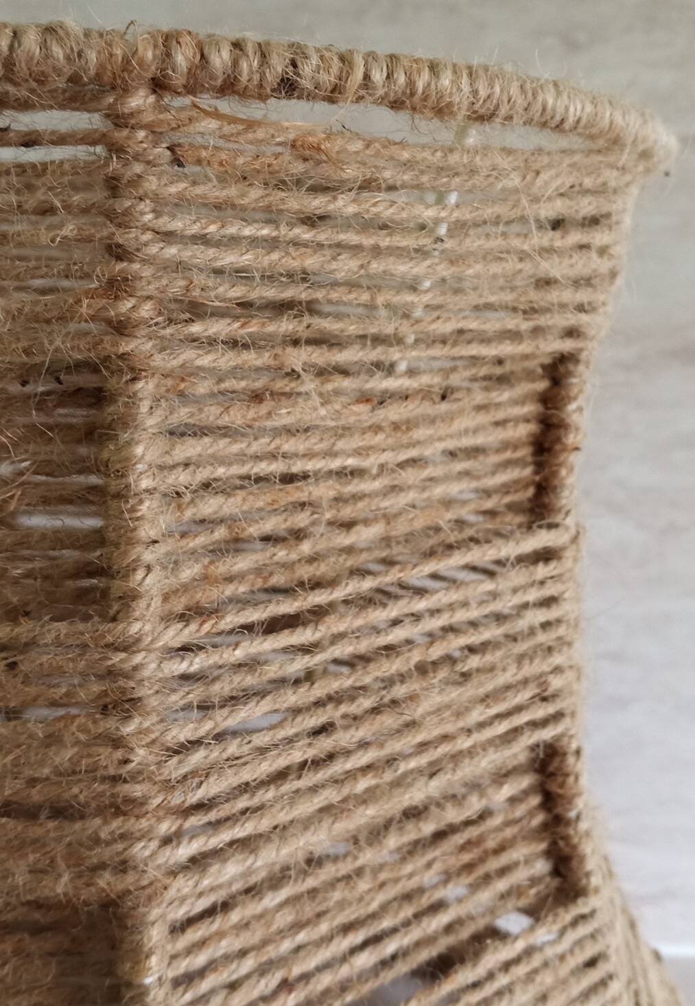 Jute lampshade, Ø 45 cm