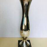 Vase en métal argenté