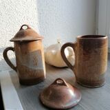 Paire de mugs en grès
